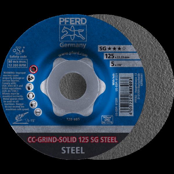 PFERD CC-GRIND (inclusi SOLID, FLEX, STRONG) CC-GRIND-SOLID 125 SG STEEL
