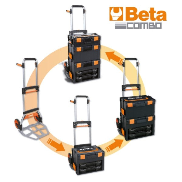 Beta Valigetta portautensili COMBO in ABS, vuota