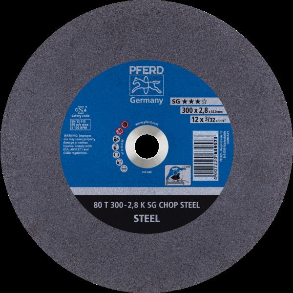 PFERD CHOPSAW dischi da taglio uso stazionario 80 T 300-2,8 K SG CHOP STEEL/32,0