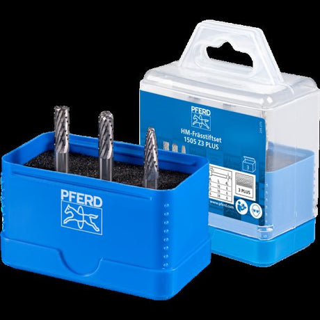 Frese in metallo duro PFERD 1505 Z3 PLUS 3TLG