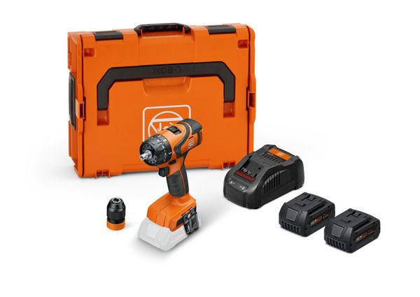 FEIN Trapano avvitatore a batteria a 2 velocità ABS 18 Q AS Set 5 Ah