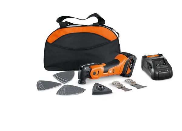 FEIN Utensile ad oscillazione a batteria MULTIMASTER a batteria AMM 700 Max AS 4 Ah in borsa di nylon