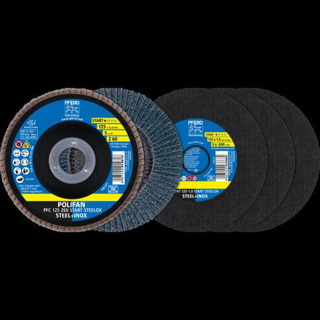 PFERD Materiale VKF 6/promozioni VKF SET 125 START STEELOX (EHT 1,0/PFC Z60)