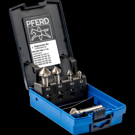 PFERD Utensili per forare e svasare SET UGT HSS DIN335 C90° 5
