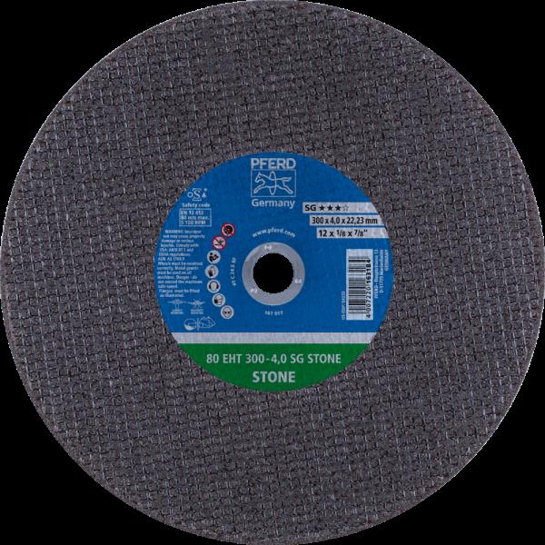 PFERD Dischi da taglio 80 EHT 300-4,0 SG STONE/22,23