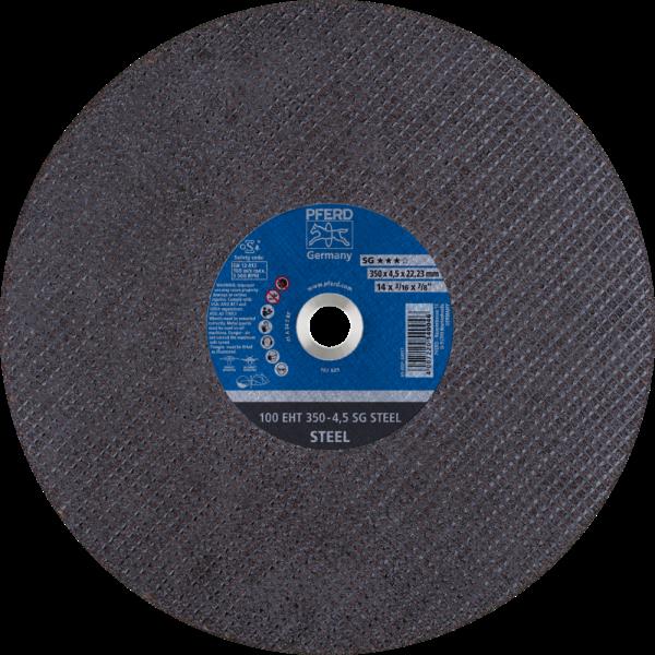PFERD Dischi da taglio 100 EHT 350-4,5 SG STEEL/22,23