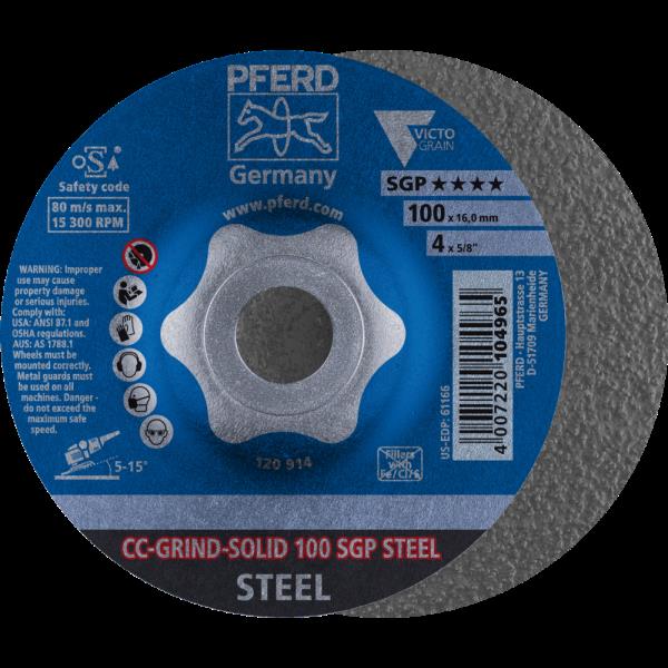 PFERD CC-GRIND (inclusi SOLID, FLEX, STRONG) CC-GRIND-SOLID 100 SGP STEEL/16,0