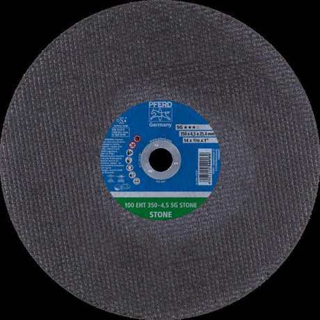 PFERD Dischi da taglio 100 EHT 350-4,5 SG STONE/25,4