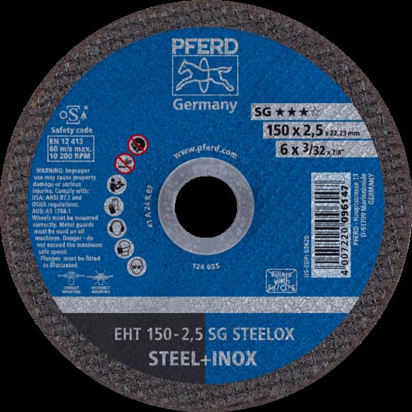 PFERD Dischi da taglio EHT 150-2,5 SG STEELOX