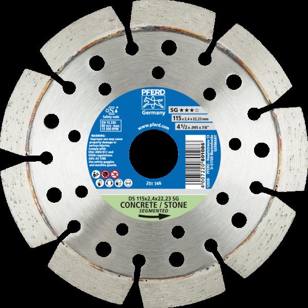 PFERD Utensili diam. per industria edilizia DS 115 x 2,4 x 22,23 SG