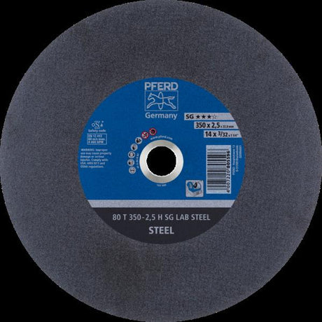 PFERD LABOR SG dischi da taglio uso stazionari 80 T 350-2,5 H SG LAB STEEL/32,0
