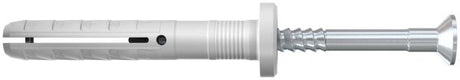 FISCHER tasselli a percussione N 5X50/25 F con bordo piatto e vite (100 Pz.)