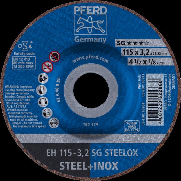 PFERD Dischi da taglio EH 115-3,2 SG STEELOX