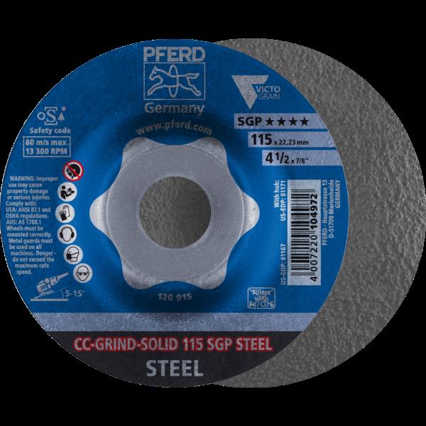 PFERD CC-GRIND (inclusi SOLID, FLEX, STRONG) CC-GRIND-SOLID 115 SGP STEEL
