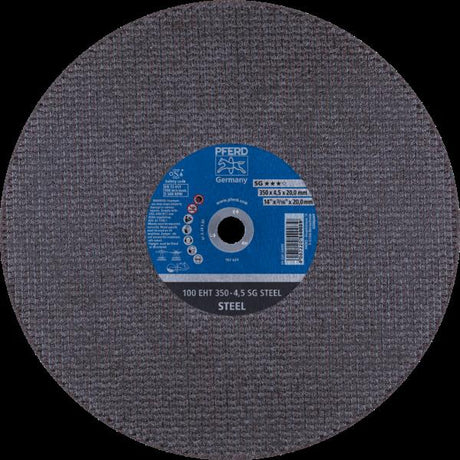 PFERD Dischi da taglio 100 EHT 350-4,5 SG STEEL/20,0