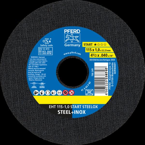 PFERD Dischi da taglio EHT 115-1,0 MM START STEELOX