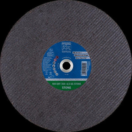 PFERD Dischi da taglio 100 EHT 350-4,5 SG STONE/22,23