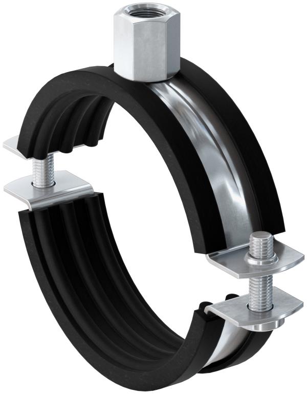 FISCHER Collare a doppia vite FRS 12-15 M8/M10 Zinco Lamellare (100 Pz.)