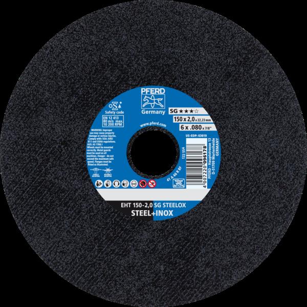 PFERD Dischi da taglio EHT 150-2,0 SG STEELOX