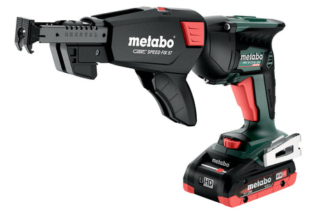 Metabo Avvitatore a batteria universale per la carpenteria in legno HBS 18 LTX BL 3000 2x4Ah LiHD Caricabatteria ASC 55 metaBOX 145 L