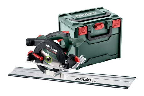 Metabo Sega circolare a batteria KS 18 LTX 57 BL 18V metaBOX 340 con binario di guida FS 160