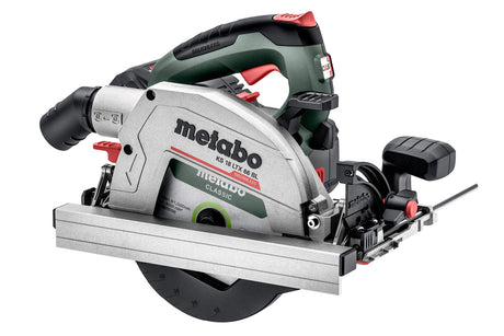 Metabo Sega circolare a batteria KS 18 LTX 66 BL 18V 2x5.5Ah LiHD Caricabatteria ASC 145 metaBOX 340