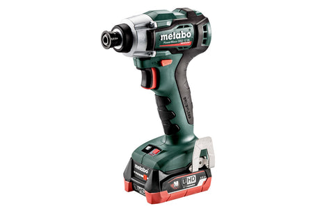 Metabo Avvitatore a massa battente a batteria PowerMaxx SSD 12 BL 12V 2x4Ah LiHD Caricabatteria ASC 55 metaBOX 118