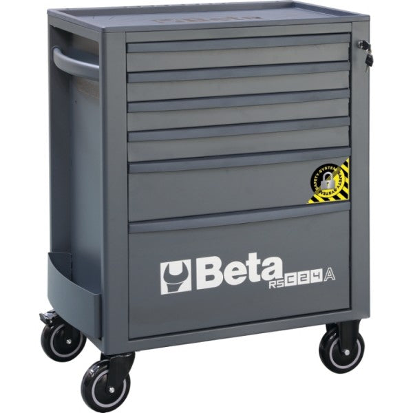 Beta Cassettiera porta attrezzi 6 cassetti, con sistema antiribaltamento