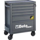 Beta Cassettiera porta attrezzi 6 cassetti, con sistema antiribaltamento
