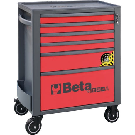 Beta Cassettiera porta attrezzi 6 cassetti, con sistema antiribaltamento