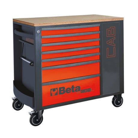 Beta Cassettiera porta attrezzi con 7 cassetti e armadietto portaoggetti