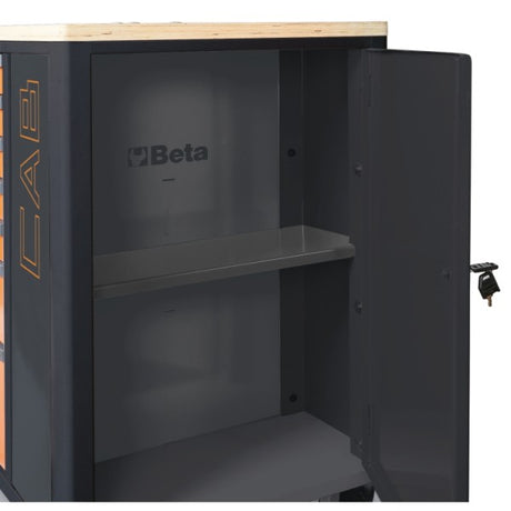 Beta Cassettiera porta attrezzi con 7 cassetti e armadietto portaoggetti