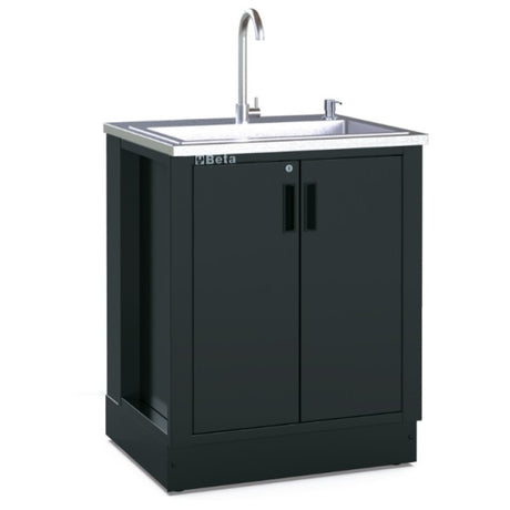 Beta Modulo fisso con lavandino integrato per arredo officina RSC50