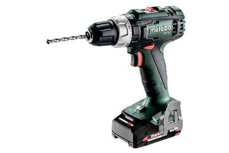 Metabo Trapano-avvitatore a percussione a batteria SB 18 L 18V 2x2Ah Li-Power Caricabatteria SC 30 metaBOX 145