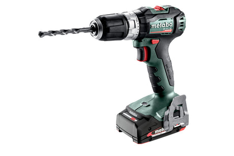 Metabo Trapano-avvitatore a percussione a batteria SB 18 L BL 18V 2x2Ah Li-Power Caricabatteria SC 30 metaBOX 145