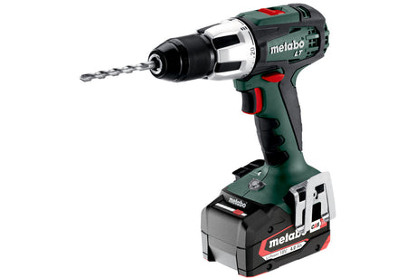 Metabo Trapano-avvitatore a percussione a batteria SB 18 LT 18V 2x4Ah Li-Power Caricabatteria ASC 55 metaBOX 145