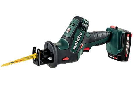 Metabo Sega diritta a batteria SSE 18 LTX Compact 18V 2x2Ah Li-Power Caricabatteria ASC 55 metaBOX 145