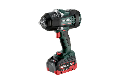Metabo Avvitatore a massa battente a batteria SSW 18 LTX 1450 BL 18V 2x8Ah LiHD Caricabatteria ASC 145 metaBOX 145 L