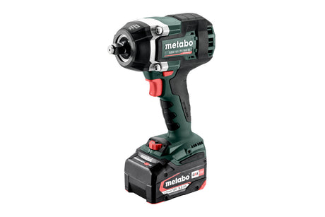 Metabo Avvitatore a massa battente a batteria SSW 18 LTX 800 BL 18V 2x5.2Ah Li-Power Caricabatteria ASC 55 metaBOX 145 L