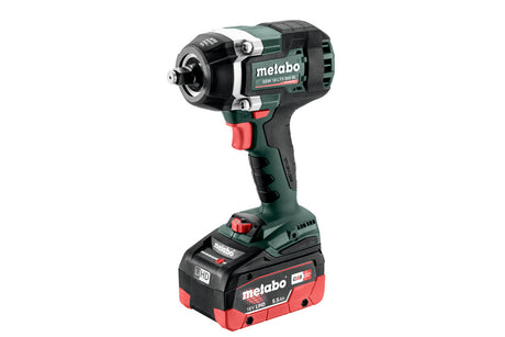 Metabo Avvitatore a massa battente a batteria SSW 18 LTX 800 BL 18V 2x5.5Ah LiHD Caricabatteria ASC 145 metaBOX 145 L